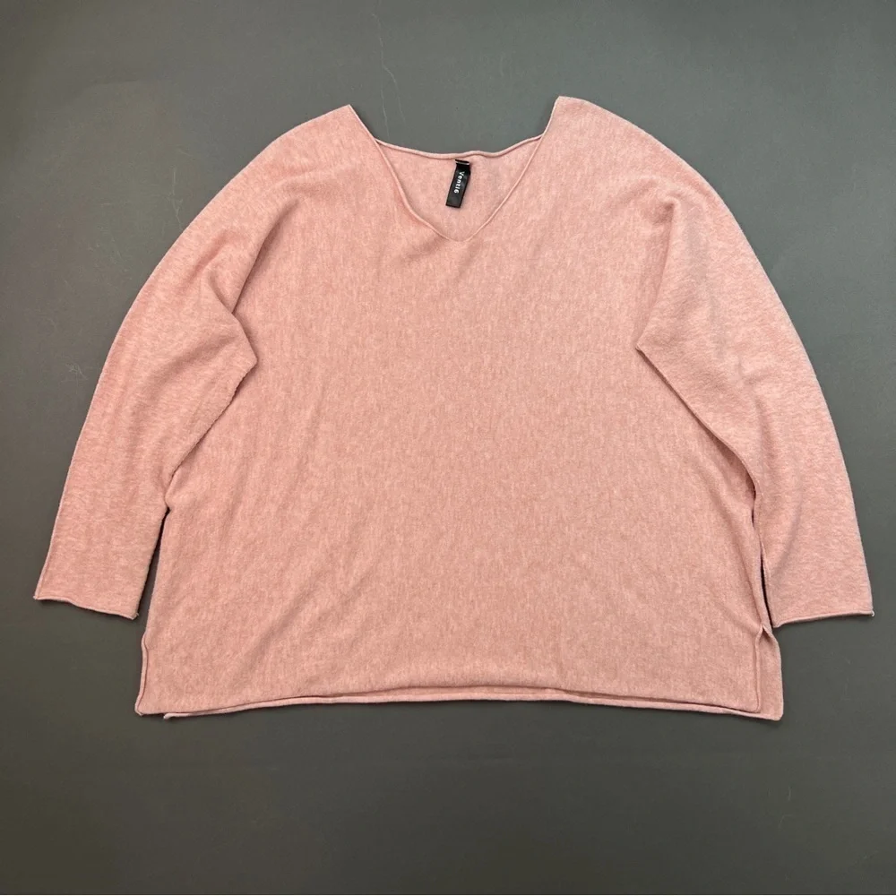 ITALIAN DESIGNER RHINESTONE ANGEL WINGS SWEATER